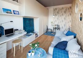 Foto monolocale ristrutturato 30 mq al piano terra. Nel Monolocale Come Dividere Letto Da Soggiorno Cucina Cose Di Casa