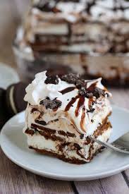 The ice cream is creamy, light and sweet. Oreo Ice Cream Sandwich Cake My Organized Chaos