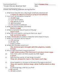 Ancient egypt printable worksheets | kids math worksheets. Modern Marvels Breakfast Tech By Jamie Minton Tpt