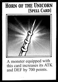 I say to the boastful, 'do not boast,'. Horn Of The Unicorn Manga Yugipedia Yu Gi Oh Wiki