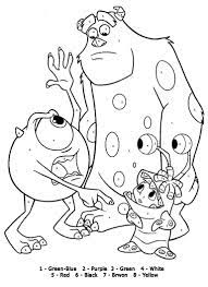 All 15000 of them are free. Disney Color By Numbers Coloring Pages Coloring Home