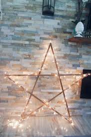 Diy Large Rustic Wood Star With Lights For Under 5 Diy Christmas Star Outdoor Christmas Outdoor Christmas Lights