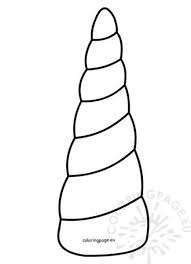 3) roll the triangle of foam into a cone. Unicorn Horn Stencil Unicorn Unicorn Horn Template Unicorn Birthday Party Decorations Unicorn Birthday