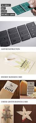 It's hard to find business cards with this much natural style. The World S Most Clever Business Cards Clever Business Cards Business Cards Creative Unique Business Cards