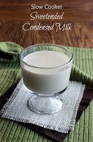 Add in the evaporated milk, sugar, cinnamon and salt. Non Dairy Slow Cooker Sweetened Condensed Milk Vegan In The Freezer Condensed Milk Recipes Sweetened Condensed Milk Recipes Vegan Sweetened Condensed Milk