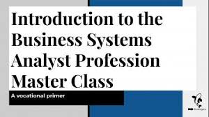 Master Class Introduction To The Business Systems Analyst Profession Sponsored Social Media Design Graphics Business Systems Social Media Graphics