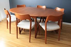 Danish Modern Dining Table By Kurt Ostervig 1stdibs Com Modern Dining Table Danish Dining Table Oval Table Dining
