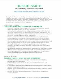 Get inspired by this cover letter sample for new grad nurses to learn what you should write in a cover letter and how it should be formatted for your application. Family Nurse Practitioner Resume Samples Qwikresume