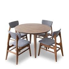 Dorm furniture bedroom furniture for sale dining chair set dining room table my house plans mid century dining dinette sets scandinavian furniture aesthetic bedroom. Mid Century Modern Charlotte Dining Table Ryan Gray Dining Chair Set 5 Pieces Tdfi Set 3135
