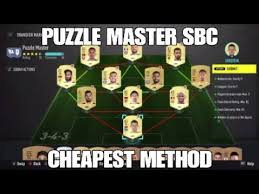 It is impossible to solve puzzle master without at least seven players having a loyalty bonus. Puzzle Master Sbc Cheapest Method Fifa 20 League And Nation Hybrid Youtube