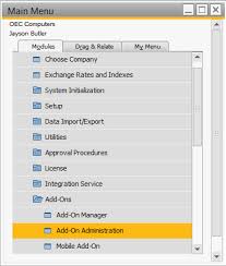 Installing The Manager Add On For Sap Business One Help And Documentation