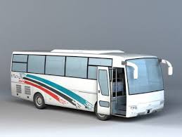 Coach Bus Free 3d Model Bus 3d Model Making A Model