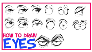 How To Draw Eyes: Cartooning 101 #4 - Youtube
