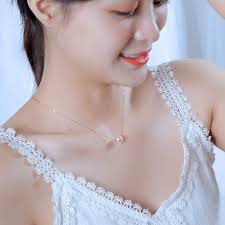 Perlas de 18 quilates, perlas de Akoya, collar de perlas, collar de una  sola perla, collar de una perla, regalos de aniversario, regalos para mamá,  collar de piedra de nacimiento