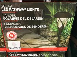 Alpan Smartyard Solar Led Pathway Lights 6 Pack Costco Weekender
