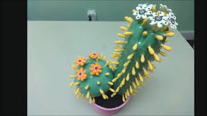 Tools used in the tutorials include hot glue, crafting knife and other objects, which are not. Diy Crafts Cactus Out Of Plastic Bottles Recycled Bottles Crafts Video Dailymotion