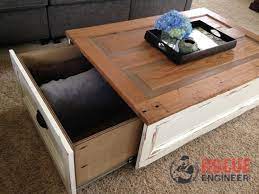 Bring an epic modern also to your living room with this homemade pallet coffee table that comes with life top and also provides secrete stashes along with storage cubbies, lift its top up for easy laptop operating! Diy Coffee Table With Storage Free Plans Rogue Engineer