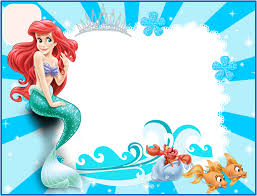 Little Mermaid Birthday Invitations Free Printables Little Mermaid Invitations Mermaid Party Invitations Mermaid Invitations
