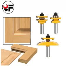3pcs 1 2 Shank Rail Router Bits Wood Cutter Router Bit Set