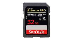 Capture 4k ultra hd and full hd videos and enjoy transfer speeds of up to 95mb/s so you can shoot like a. Sdsdxxg 032g Gn4in Sandisk Extreme Pro Sdhc Memory Card 32 Gb Distrelec Germany