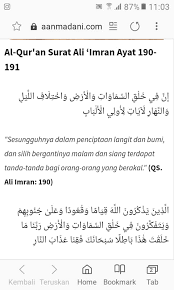 Maybe you would like to learn more about one of these? Surah Ali Imran 190 191 Agama Tapeukhong Facebook