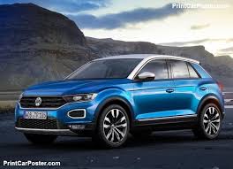 Volkswagen T Roc 2018 Poster Volkswagen Bmw Concept Audi Q7