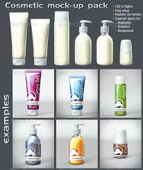 Cosmetic Mock Up Pack Cosmetics Packaging Mockup Mockup Design