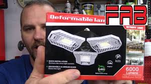 Deformable Led Garage Lights Review Youtube