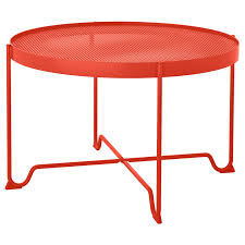 Krokholmen Couchtisch Aussen Orange Ikea Deutschland In 2020 Wohnzimmertische Ikea Outdoor Couchtisch