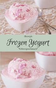 Selbst Gemachter Erdbeer Frozen Yogurt The Inspiring Life Thermomix Eis Rezept Eis Selber Machen Rezept Frozen Joghurt Rezept