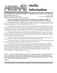 29 Annual Officials Awards &amp; Alumni Banquet Scheduled For May 10