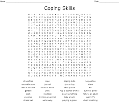 Camping themed words here is the list of words of this camping themed puzzle: Positive Coping Skills Word Search Wordmint