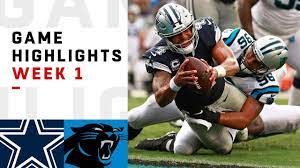 Cowboys Vs Panthers Week 1 Highlights Nfl 2018 Cowboys Vs Panthers Nfl