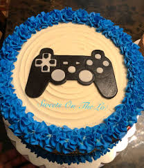 Gamer Playstation Cakestagram Cakesofinstagram Cakedecorating Sweet Sweetsonthelo Caked V Playstation Cake Video Game Cakes Birthday Sheet Cakes