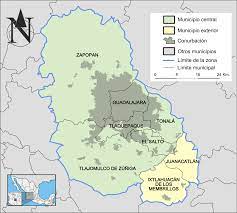 El mapa pronóstico a 14 días. Mapa De Guadalajara Vivir Guadalajara