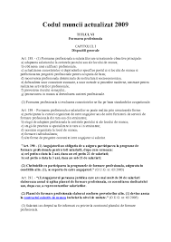 72 din 5 februarie 2003 emitent: Doc Codul Muncii Actualizat 2009 Formare Profesionala Magda Viciu Academia Edu