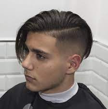 Guys Long Top Side Part Hairstyle One Side Shaved Hairstyles Hairstyles For Teenage Guys Hair To One Side