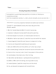 Examples of prepositional phrases as adjective phrases. Parts Of A Sentence Worksheets Prepositional Phrase Worksheets