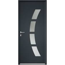 Porte Entree Maison Aluminium Toledo Artens Poussant Gauche H215 X L90cm Materiaux Menuiserie Porte Magasin Lero Porte Entree Maison Maison Entree Maison