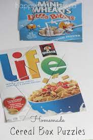 Great collage puzzle, and easy enough to assemble in a couple of hours with some friends. Cereal Box Puzzles To Make For Kids Happy Hooligans
