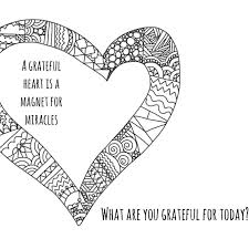 Mindful Colouring Pages To Help You Start A Gratitude Practice Or Daily Reflections Or Just A Heart Coloring Pages Coloring Pages Inspirational Coloring Pages
