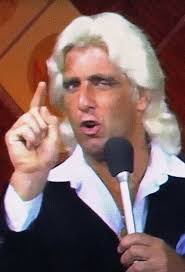 Ric Flair 1980s Rogues Gallery Painting by Hal Haney