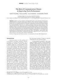 Sebagai penyedia jasa freelance photographer, saya akan terus selalu meningkatkan kualitas kerja kepada para konsumen. Pdf The Role Of Communication Climate In Improving Work Performance