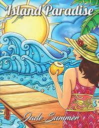 Use crayola® crayons, colored pencils, or markers to color the flag of iceland. Amazon Com Island Paradise An Adult Coloring Book With Beautiful Beach Scenes Adorable Ocean Animals And Lush Tropical Flowers For Relaxation 9781544068596 Summer Jade Books