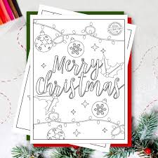 Christmas colouring pages pdf free. Free Printable Merry Christmas Coloring Pages For Kids