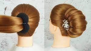 945 New French Bun Hairstyle Step By Step French Roll Hairstyle With Clutcher Braid Hairstyles 2019 Roll Hairstyle French Roll Hairstyle Bun Hairstyles
