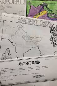 Ancient India Map Activity Print And Digital Ancient India Map Map Activities Ancient India
