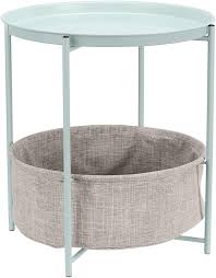 Continue reading for information into a much better expertise deciding on and shopping for household furniture. Amazon Com Amazon Basics Round Storage End Table Mint Green With Heather Grey Fabric Home Kitchen