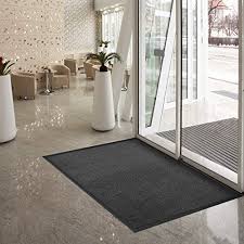 Zerbino Ingresso Esterno Interno Tappeto Asciugapassi Tappeto Entrata Casa Antiscivolo Antracite 40x60 Cm