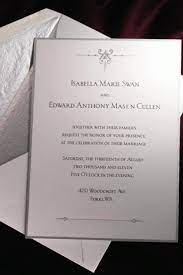 Twilight Breaking Dawn Wedding Invitation Designer Revealed Exclusive Twilight Wedding Breaking Dawn Wedding Twilight Breaking Dawn